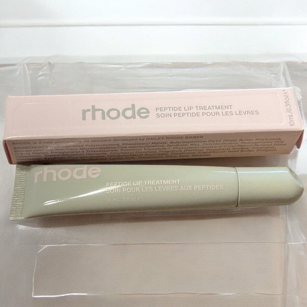RHODE by Hailey Bieber She Butter Peptide Lip Treatment in watermelon slice 🍉
